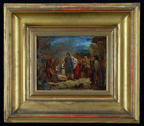 The Burnt Homestead, 1824, Ary Scheffer
