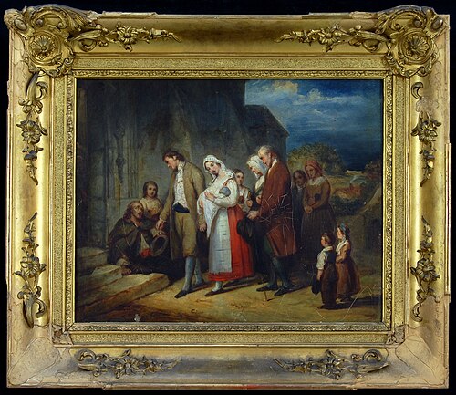 Baptism in the Village, 1823, Ary Scheffer