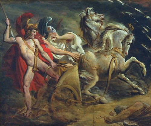 Grieksch gevecht (Nestor et Diomède), 1812, Ary Scheffer