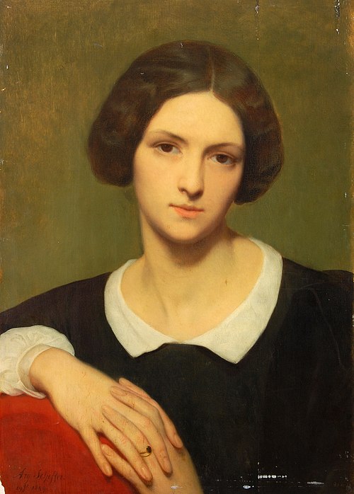 Portrait of Mrs. Cornelia Marjolin, Born Scheffer, at the age of 19, 1849, Ary Scheffer