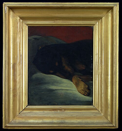 Hondenstudie, , Ary Scheffer
