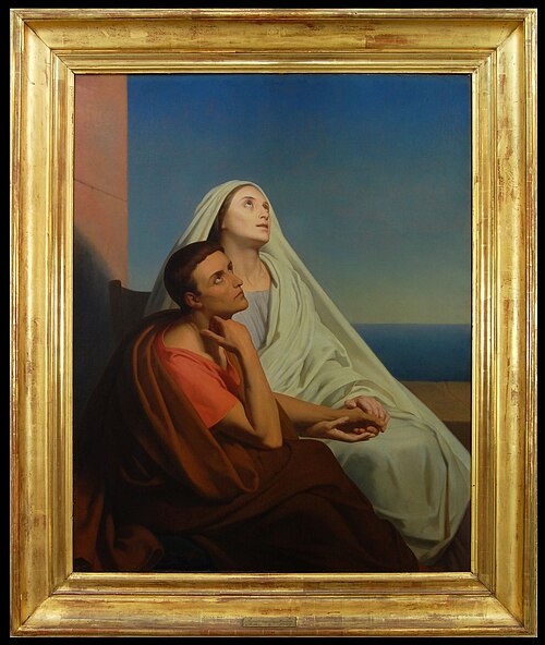 Augustinus en Monica, 1849, Ary Scheffer