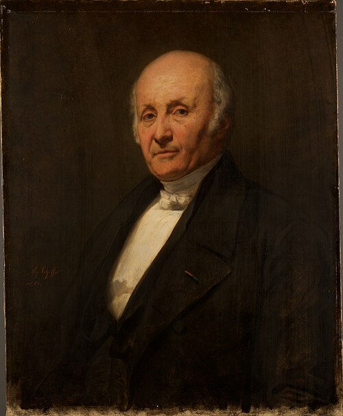 Portret van Antoine Pétroz (1781 - 1859), 1851, Ary Scheffer