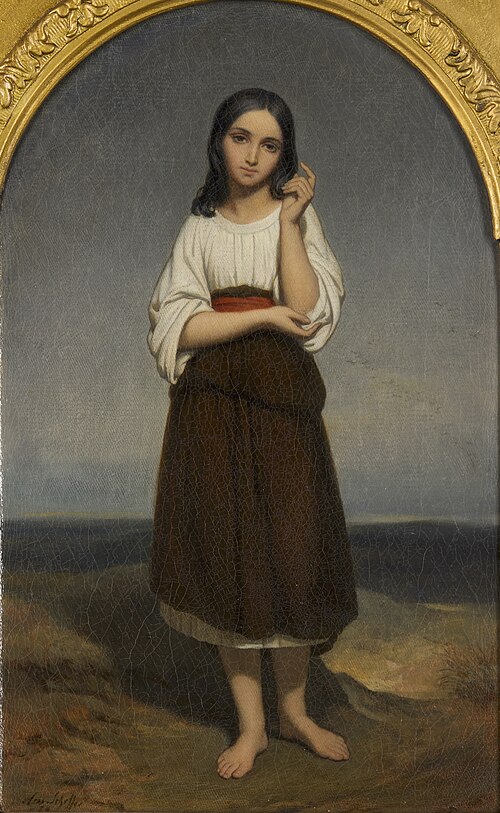 Mignon verlangende naar haar vaderland, 1850, Ary Scheffer
