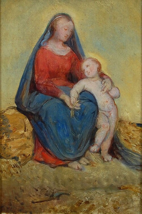 'La Vierge à la Moisson', , Ary Scheffer