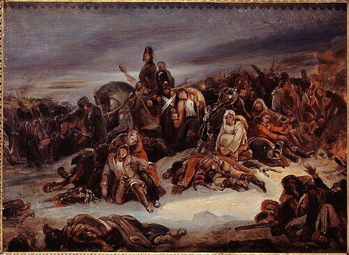De terugtocht uit Rusland in 1812, 1826, Ary Scheffer