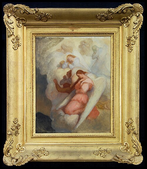Engelen treurende over den dood van Christus, , Ary Scheffer