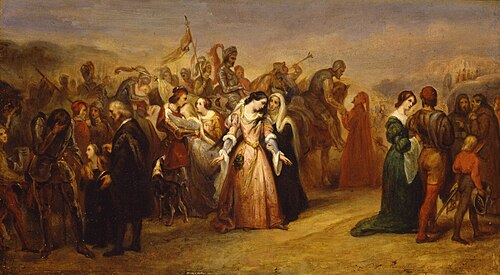 Lenore - De terugkeer van het leger, 1829, Ary Scheffer