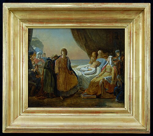 De dood van Lodewijk de Heilige, 1817, Ary Scheffer