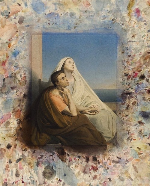 Saint Augustin et Sainte Monique, 1845, Ary Scheffer