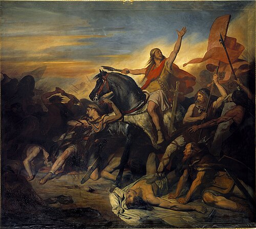 Bataille de Tolbiac, 1837, Ary Scheffer