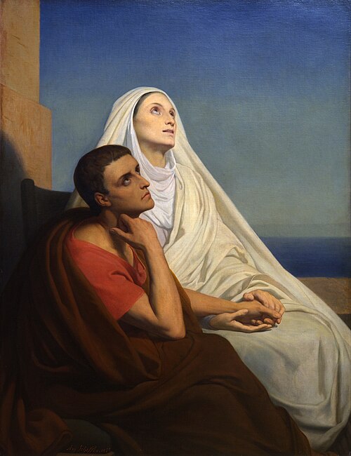 Saint Augustin et sa mère sainte Monique, 1855, Ary Scheffer