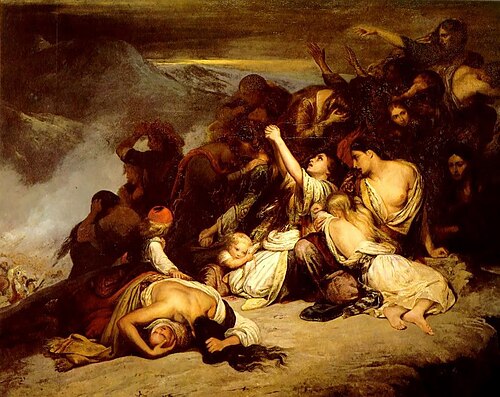 Les Femmes souliotes, 1827, Ary Scheffer
