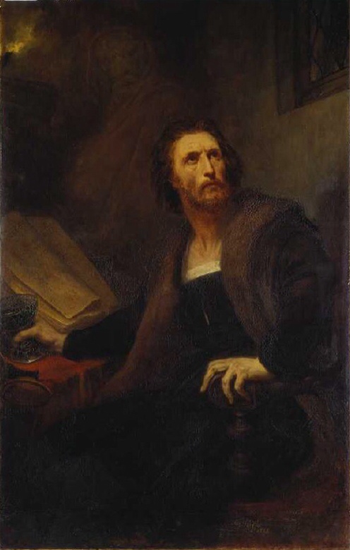 Faust à la Coupe, 1858, Ary Scheffer