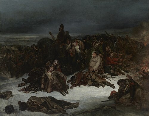 The Retreat of Napoleon’s Army from Russia in 1812, 1826, Ary Scheffer