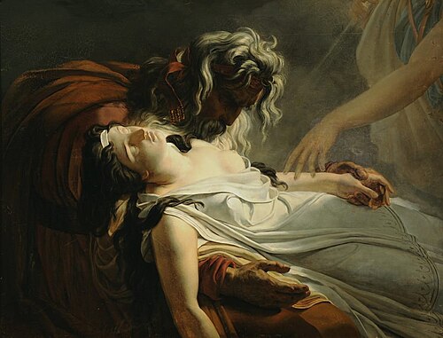 La mort de Malvina, 1811, Ary Scheffer