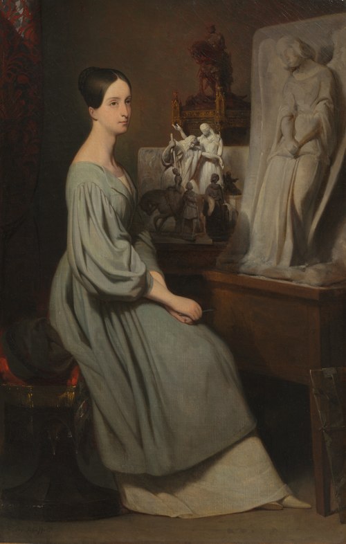 Princess Marie d'Orléans in Her Studio, 1838, Ary Scheffer