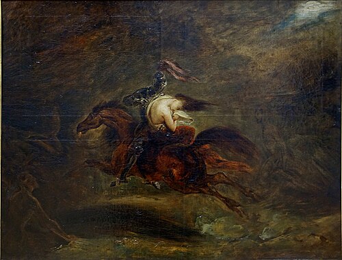 Les morts vont vite (d'après une ballade de Bürger), 1830, Ary Scheffer