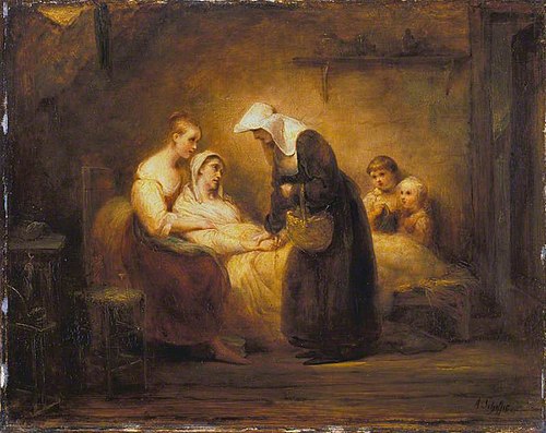 The Sister of Mercy, 1831, Ary Scheffer
