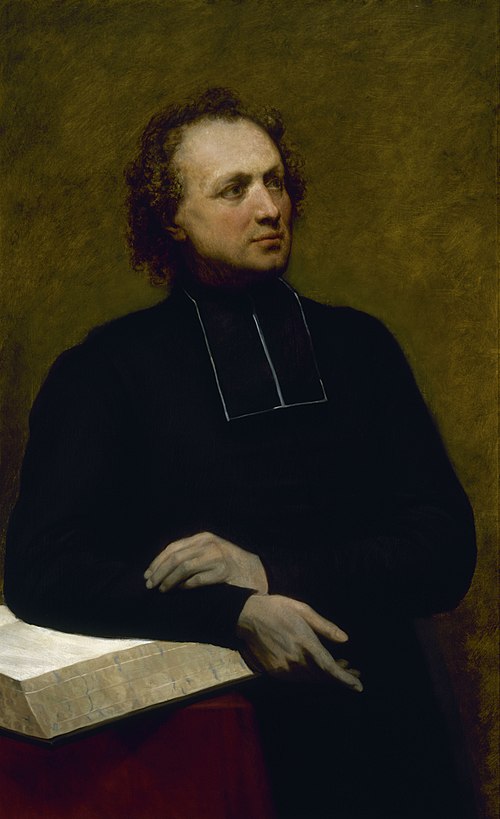 Portrait de l'abbé Gaspard Deguerry, 1845, Ary Scheffer