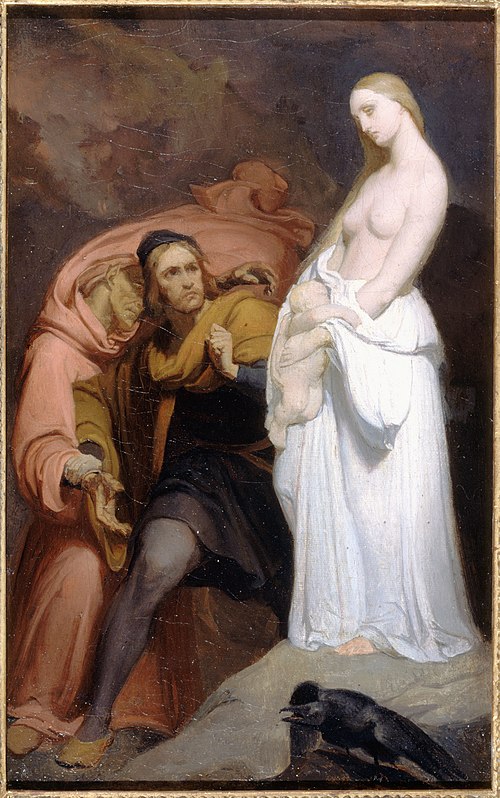 Marguerite tenant son enfant mort, 1846, Ary Scheffer