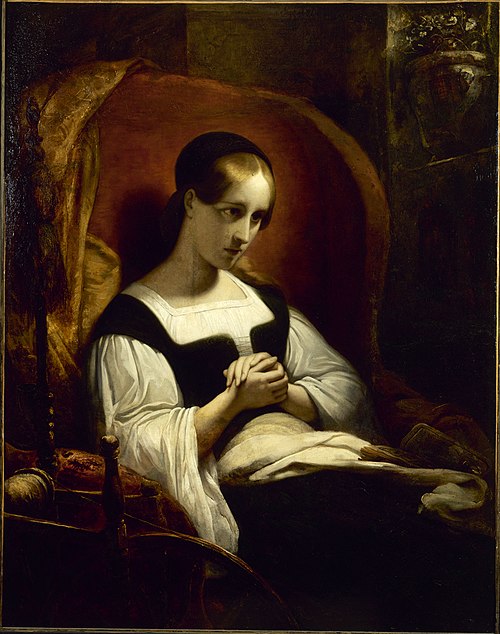 Marguerite au rouet, 1831, Ary Scheffer