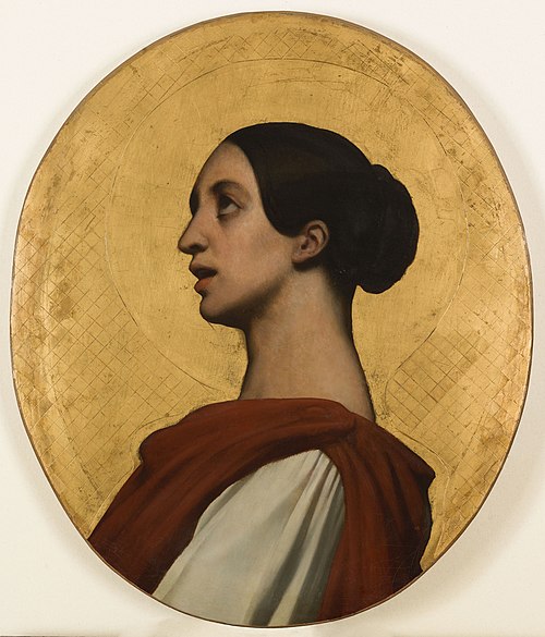 Portrait de Pauline Viardot en sainte Cécile, 1851, Ary Scheffer