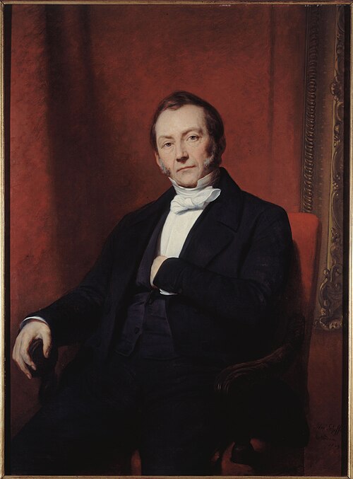 Portrait présumé de Jean Abraham Nottebohm, 1849, Ary Scheffer