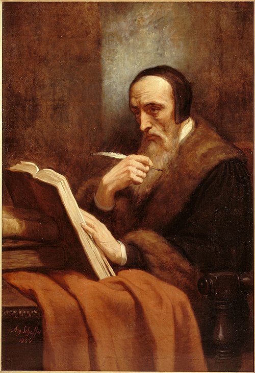 Portrait de Calvin, 1858, Ary Scheffer