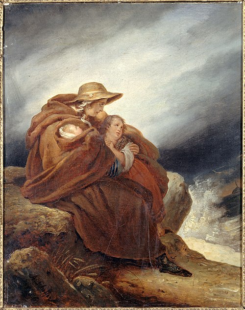 La famille du marin, 1826, Ary Scheffer
