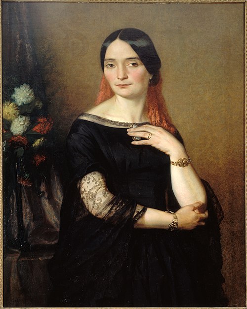 Portrait présumé de Mademoiselle Mars, 1801, Ary Scheffer