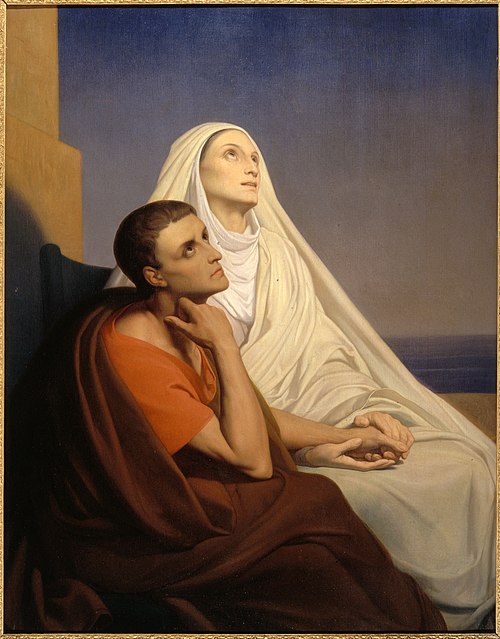 Saint Augustin et Sainte Monique, 1801, Ary Scheffer