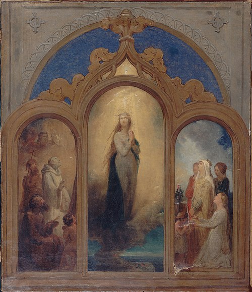 Projet pour un triptyque, 1801, Ary Scheffer