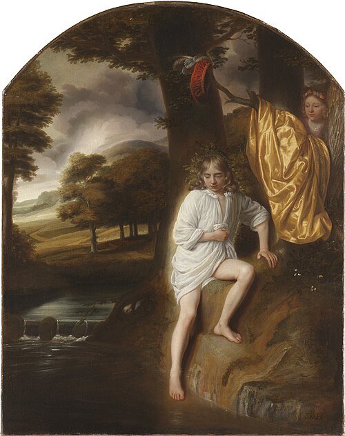 Salmacis and Hermaphroditus, 1673, Samuel van Hoogstraten