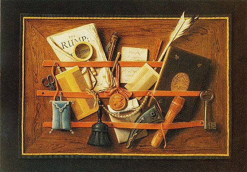 Letter Board, 1662, Samuel van Hoogstraten