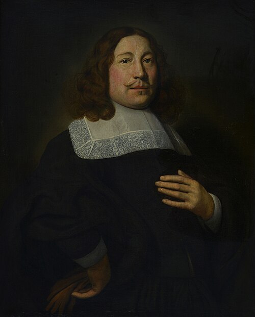 Portrait of Jacob Ouzeel (1601-1666), 1661, Samuel van Hoogstraten