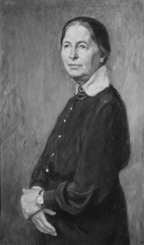 Portrait of Karolina Widerström, 1942, Hanna Pauli