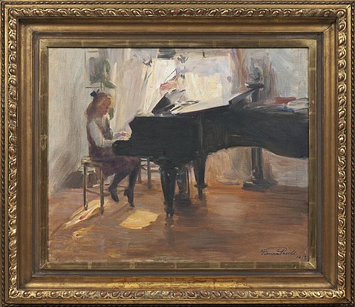 At the Grand Piano, 1892, Hanna Pauli