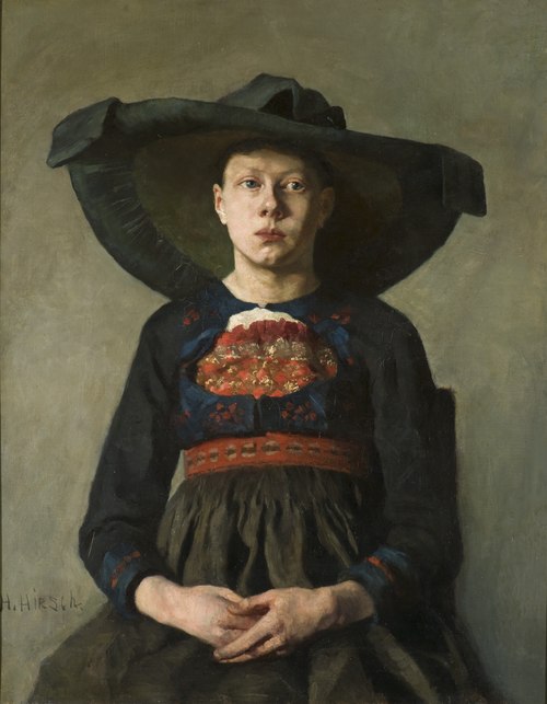 Une petite paysanne bavaroise, 1885, Hanna Pauli
