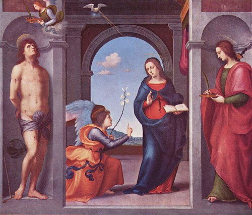 L'Annonciation, 1508, Mariotto Albertinelli