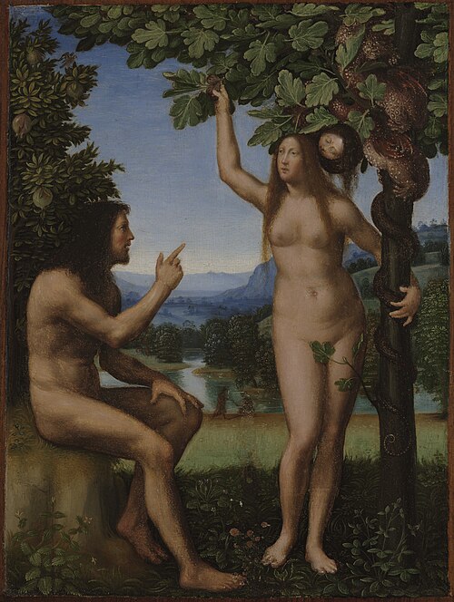 The Temptation of Adam and Eve, 1511, Mariotto Albertinelli