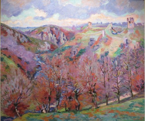 Paysage aux ruines, 1897, Armand Guillaumin