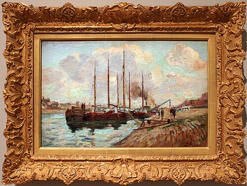 Le quai d'Austerlitz à Paris, 1877, Armand Guillaumin