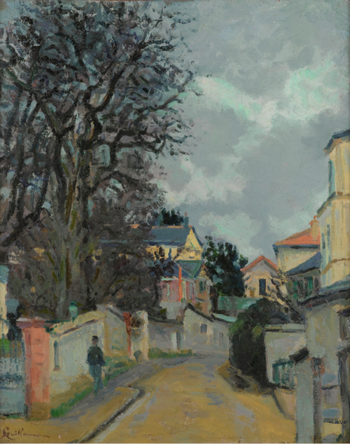 Une rue à Pontoise, 1876, Armand Guillaumin
