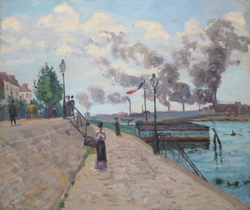 La Seine à Charenton, 1874, Armand Guillaumin