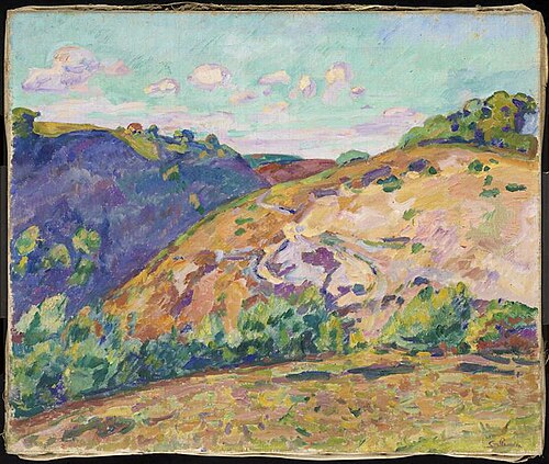 Les Collines d'Anzême, 1898, Armand Guillaumin