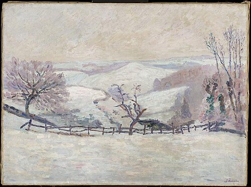 Neige à Puy-Barriou, 1907, Armand Guillaumin