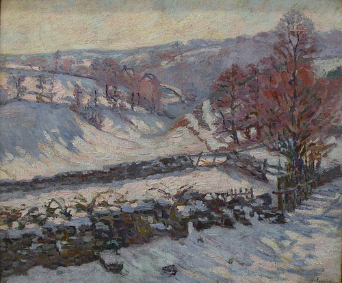 Paysage de neige à Crozant, 1895, Armand Guillaumin