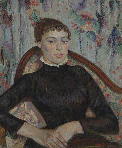 Portrait of a Young Woman, 1886, Armand Guillaumin