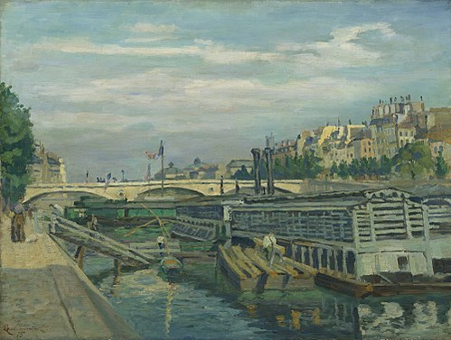 Le pont Louis-Philippe à Paris, 1875, Armand Guillaumin